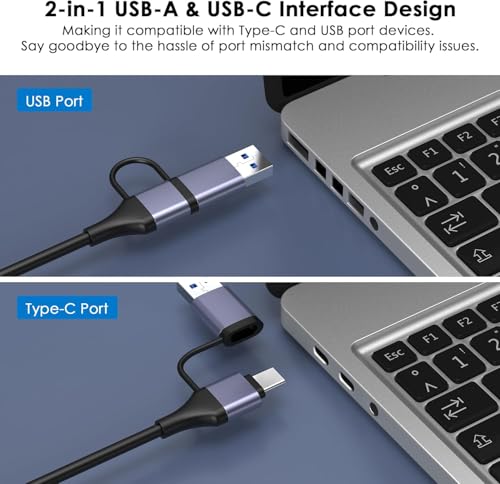 Image of 4K 60Hz Output HDMI Video Capture Card, USB 3.0 Capture Device, HDMI to USB A /USB C for Live Streaming, Recording, OBS, Gaming, PC /Mac /Android