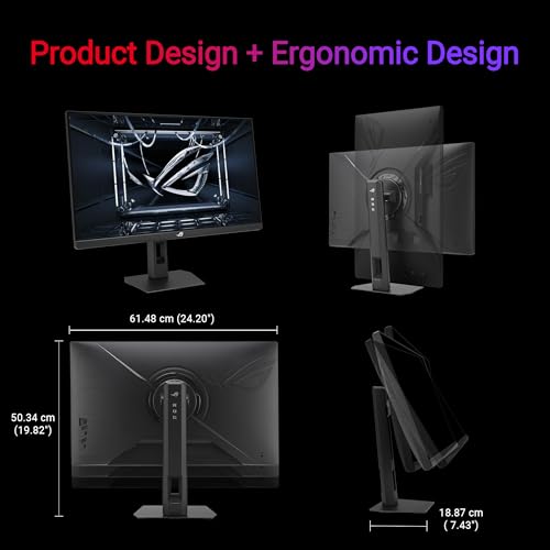 Image of ASUS ROG Strix 27 inch 1440P HDR Gaming Monitor (XG27ACMES) - QHD (2560x1440), 255Hz, 0.3ms, Fast IPS, Extreme Low Motion Blur Sync, G-SYNC Compatible, DisplayWidget, Tripod Hole, Gaming AI, 3 yr warranty