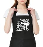 GXVUIS I Give The Best Blowjobs Barber Apron with 2 Pockets Hair Stylist Waterproof Adjustable Bib Apron Hairdresser Gift Black