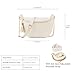 GOINSOUND Vegan Leather Fanny Packs for Women Small Crossbody Sling Purse with 2 Adjustable Strap,Fashion Waist Packs for Travel Daily Use (beige)
