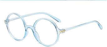 Agstum Blue Light Blocking Glasses Anti-fatigue Gaming Glasses Round Computer Glasses