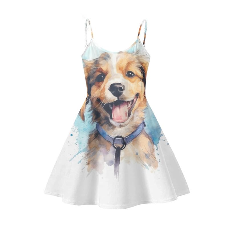 Image of Spaghetti Strap Midi Satin Dresses Summer Sleeveless Sundree Women Girl Beach Party Swing Dress