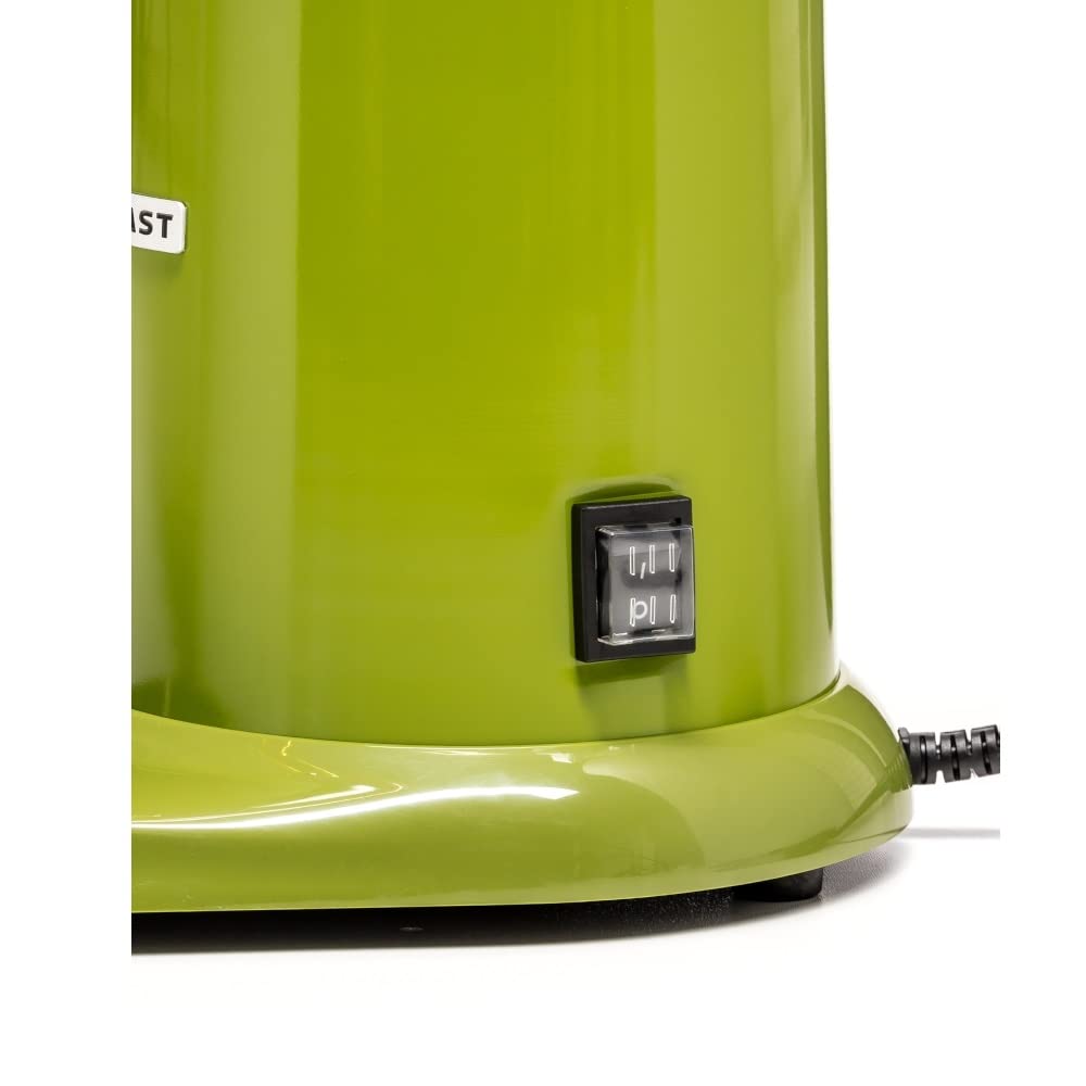 Exprimidor de cítricos eléctrico automático | Exprimidor de frutas | 1500 rpm | Potencia 180 W | Carcasa de aluminio fundido a presión lacado | Tazón de jugo hecho de policarbonato