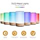 Romon Diffuser, 150ML Aroma Diffuser, Ultraschall Ätherische Öle Diffusor Elektrisch mit 7 Farben LED Luftbefeuchter für Wohnung Büro Haus Yoga