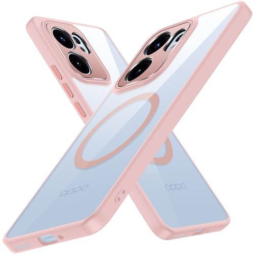 Holidi �Ή� OPPO Reno13 A �P�[�X �w�ʓ��� �}�O�l�b�g���� �ČRMIL�K�i �S�ʕی� ���C�����X�[�d ���ςȂ� ��d�\�� �����ۂ��13a �p�P�[�X MagToMeCol-Series �N���A+�s���N