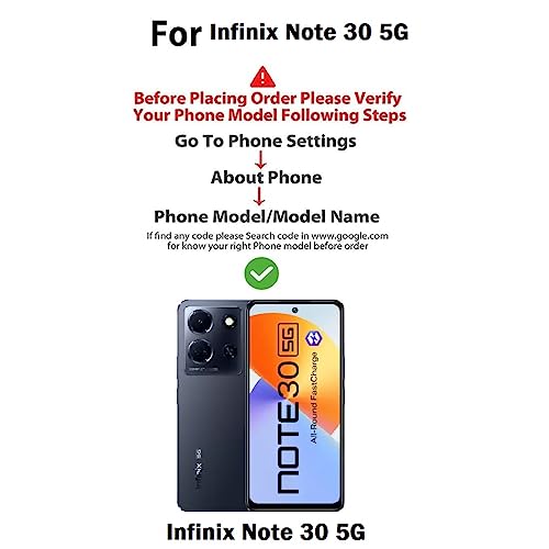 Image of COVERBLACK Flexible Rubber Back Cover for Infinix Note 30 5G - Transparent