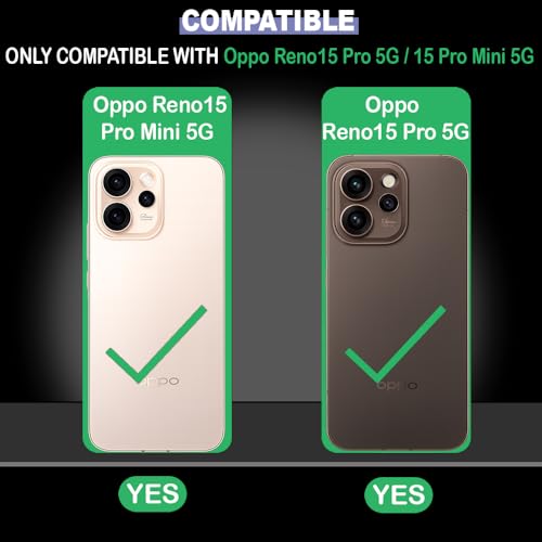 Image of Back Cover | MagFit Ring Design (Non-Magnetic) | Shockproof Case | Anti-Slip Grip | Raised Camera Edges | Slim Protective Case for Oppo Reno15 Pro 5G / 15 Pro Mini 5G (Steel Blue)