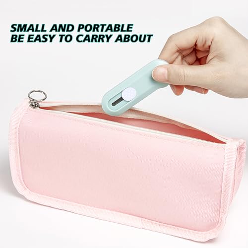 3 Stück Mini Box Cutter, Mini Cuttermesser, für Auspacken und Öffnen von Briefen, Kompakt, Exquisit und Einziehbares, für Umschlag Paket Papierschnitt, Schachtel Oder Verpackung
