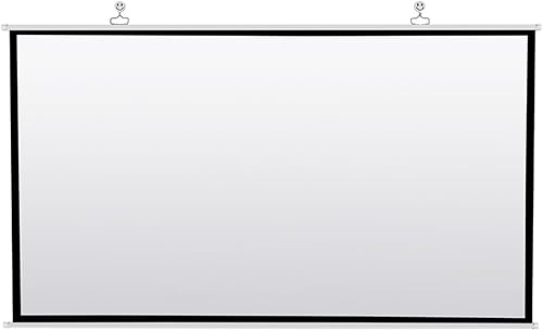 Portable Projector Screen for Home Theater Outdoor HD White Foldable Anti-Crease (100Inch)