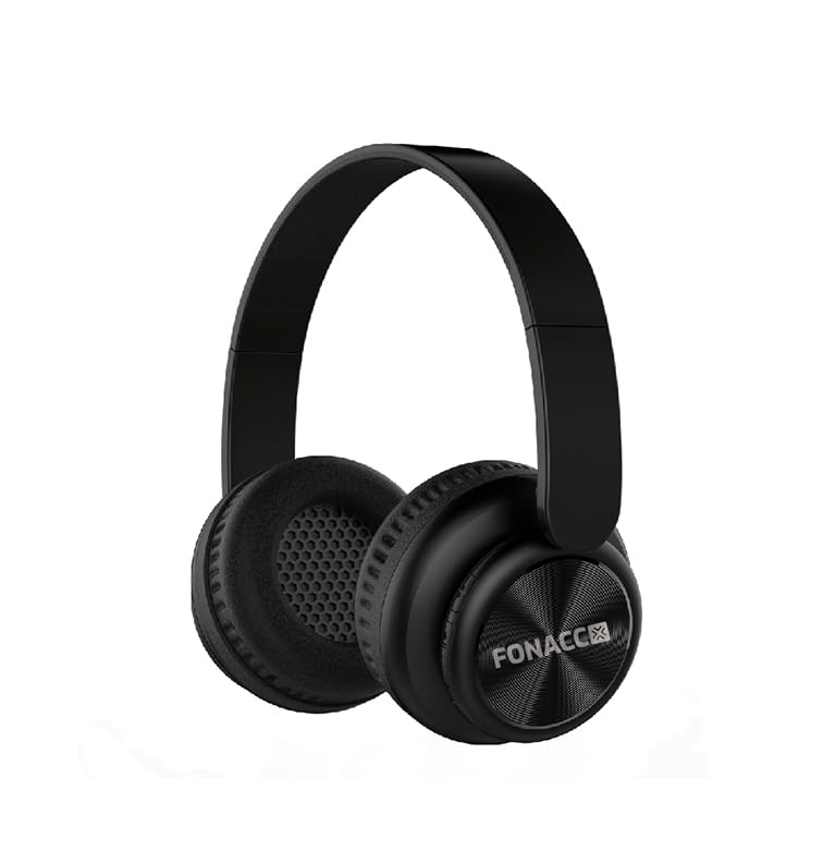 FONACC Bluetooth Headphone Rhythm Sense, Elevate Your Sound with Noise-Cancelling Over-Ear Design, 8 Hour Playtime, and Voice Assistant Powered by Bluetooth 5.3 (Black)-picture-41