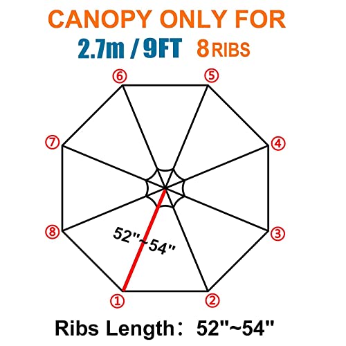 Telo di Ricambio per Baldacchino da 2.7M/3M per