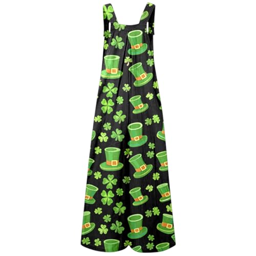 Mono de mujer cómodo estampado moderno con bolsillos ligeros 4