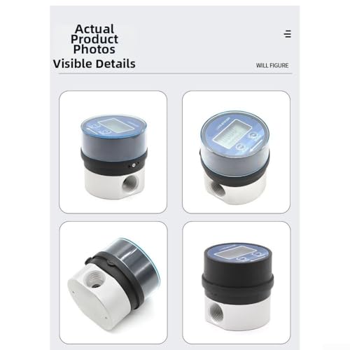 Débitmètre à engrenage ovale en aluminium pour calibrer le diesel