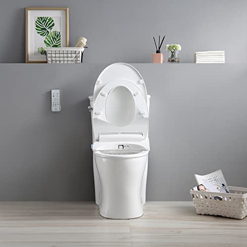 Ove Decors Volta Smart Toilet With Integrated Bidet Seat, Heated Seat With Auto Flush And Warm Water And Multi Function Remote Control, White #TOP6