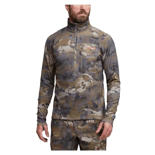 SITKA Gear Mens Grinder Hunting Layering Zip-T4