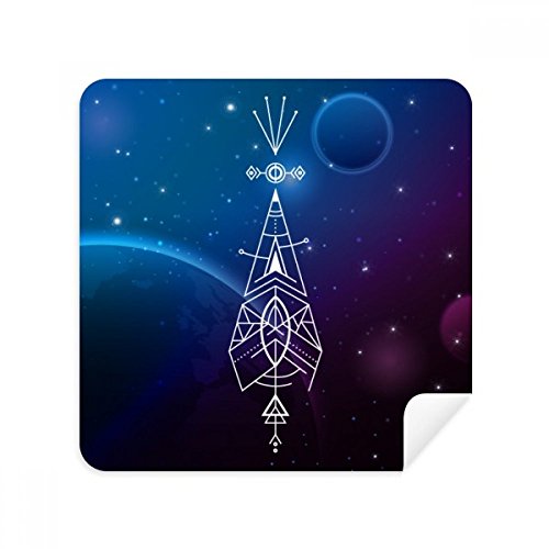 Chiffon de nettoyage écran téléphone au bureau, tissu suède totem alien