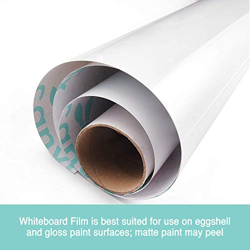 Dry Erase Whiteboard Wall Decal Sticker - 17 X 60 Inch Large Self-Adhesive, Removable, Residue Free Contact Paper For Kids, Home, And Office - Marker & Eraser Included #TOP6