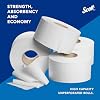Scott Professional High-Capacity Jumbo Roll Toilet Paper, Bulk (03148), 2-Ply, Septic Safe, White, Non-Perforated, Compact for Easy Storage (4 Rolls at 1,000' Each, 4,000'/Case)