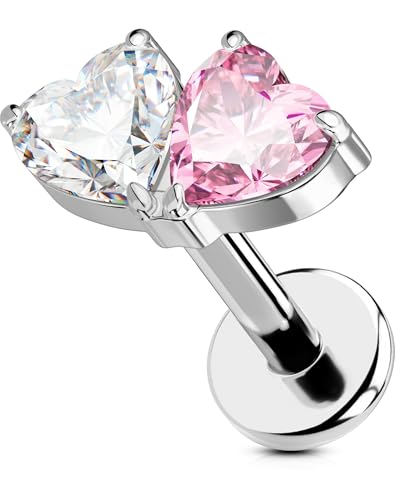 OUFER Body Piercing �{�f�B�s�A�X 16G �`�^�� ���u���s�A�X �W���G���[ �w���b�N�X�s�A�X �X���b�h���X ���b�v�X�^�b�h �v�b�V���C�� ��p �t���b�g�o�b�N�s�A�X �m�[�Y�X�^�b�h �@�E�s�A�X �W���G���[