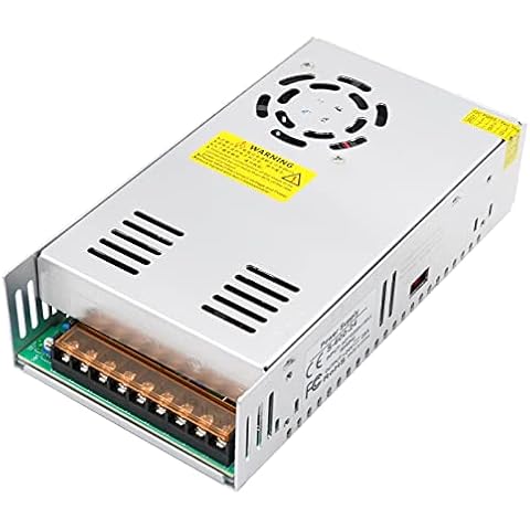 MUYIRTED 24V 25A 600W Universal Power Supply Regulated Switching Power Supply Adapter Transformer for LED Lighting, 3D Printer Cover