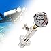 kowaku Yoke Tank Pressure Checker Scuba Diving Pressure Gauge Stainless Steel Compact Accessory,for Water Sports Underwater Diver