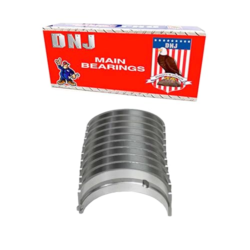 DNJ MB190 Main Bearings Set Standard for 2010-2021 Hyundai, Kia Accent, Elantra, Elantra GT 1.6L L4 16V DOHC 1591cc