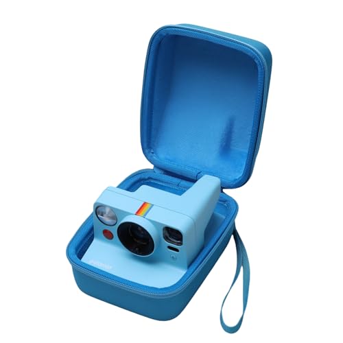 XANAD Estuche para Polaroid Now Appareil Photo Now Gen 2 / Polaroid i Type Fotocamera Istantanea Caja de Tapa Dura Cámara Bolso (Azul)