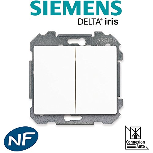 Va-et-Vient Lumineux Silver Delta Iris Plaque Métal Champagne - Maison