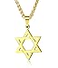 Udalyn Star David Pendant Necklace Stainless Steel Jewish Jewelry Men Women Religious 20"