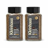 Kleinhaus Dark Roast Nano Instant Coffee + Microground | 100% Colombian Arabica Coffee | Freeze dried | Fresh Brewed Taste | 3.5 oz Jar (2 Pack, Dark Roast)