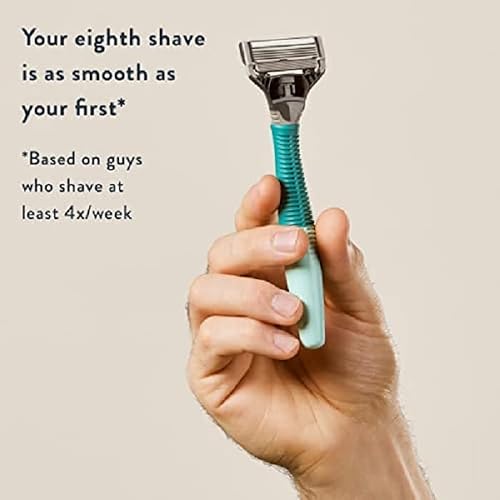 Harry's Razors for Men - Men's Razor Set with 5 Razor Blade Refills, Travel Blade Cover, 2 oz Shave Gel (Sage) - Thumbnail 7