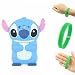 Galaxy On 5 Case,Galaxy On 5 Cartoon Silicone Case,Bat King Cartoon Alien Dog With Pink Ears Silicon Gel Rubber Case Cover Skin for Samsung Galaxy On 5 G550(2015)(Alien Dog Blue)