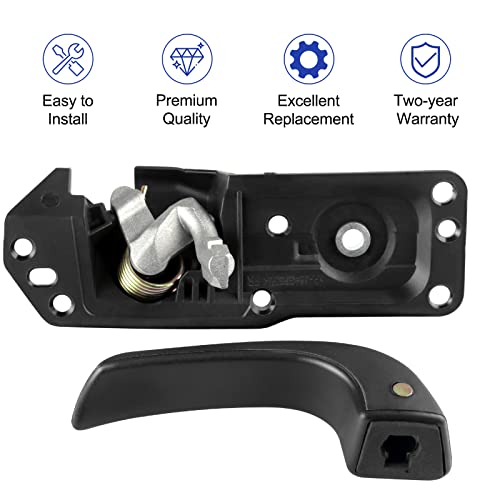 Front/Rear Right Passenger Size Interior Door Handle Kit Compatible With 2007-2014 Chevy Silverado Tahoe Suburban Avalanche, Gmc Sierra Yukon, Cadillac Escalade Replaces Oe# 20833602 20871483 80375 #TOP2