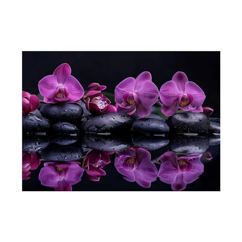 Peinture paysage floral pour créer un cocon zen dans la chambre