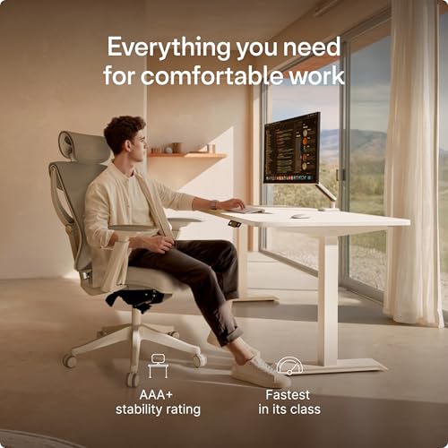 Electric standing desk adjustable