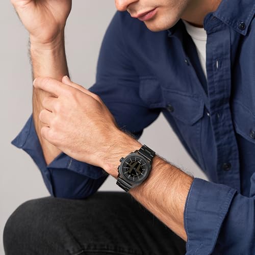 Image of Fossil Machine Black Watch FS6156