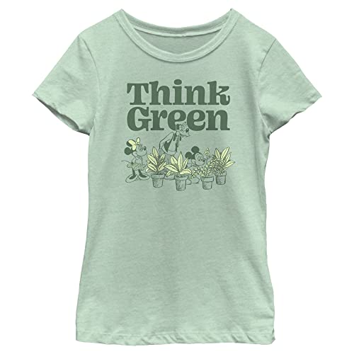Disney Girl's Green Thinking T-Shirt