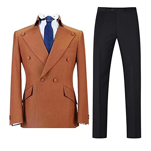 Costume deux pièces pour homme silhouette mince et élégante