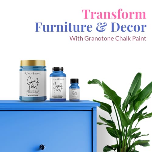 Image of GRANOTONE Chalk Paint Greece Blue 250 ml Matte Finish