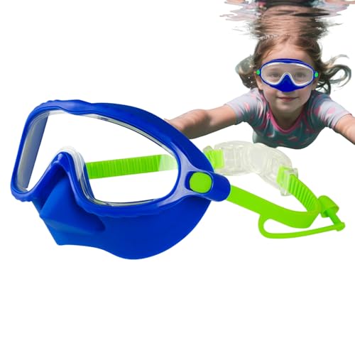 Gafas De Natación Para Con Protección Nasal | Gafas De Natación,Anti-niebla Confort Ajustables Impermeables Visión Clara 4-15 Años Piscina Deportes Acuáticos