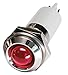 Round Indicator Light, Red, 120VAC