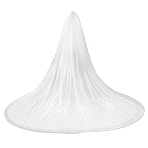 FakeFace 3 m lange bruidssluier kathedraal tule borduurwerk bruid bruiloft sluier bloemen decoratie voor de bruidsjurk wit