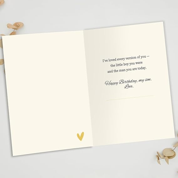 Son Birthday Card, Happy Birthday Card for Son