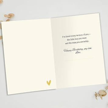 Son Birthday Card, Happy Birthday Card for Son