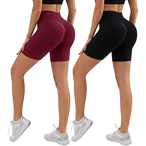 YADIFEN Women's Seamless Butt Scrunch Shorts Cover