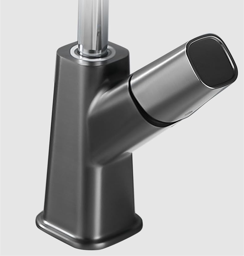 Robinet extractible et relevable SLT213-S avec douchette pour vasque - 5