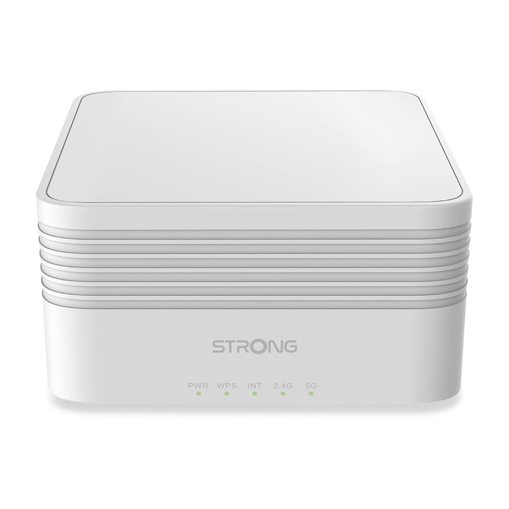 STRONG Atria Mesh AX3000 Add-On Amplificateur Wi-Fi pour couverture et vitesse, Wi-Fi 6, double bande, point d'accès et routeur, extension