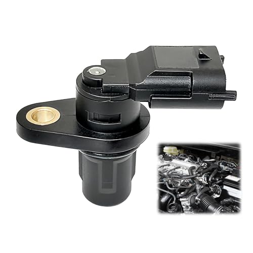 Car Camshaft Position Sensor, Standard Replacement #F01R00B003, Engine System Cam Sensor with Sealing Ring, for EPC Fault Light and Weak Start, Compatible with Most Chery Models (Black)