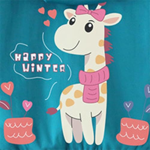 Kids Girls Waterproof Windbreakers Jacket Long Sleeve Full Zip Up Rainproof Hoodie Boys Cute Print Coat Hooded2