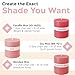 Pale Pink Candle Dye - Made in The USA - Premium Colorants - Highly Concentrated - Popular Colors for Paraffin or Soy Wax - Great for Professionals or Hobbyist - 10 Dye Chips